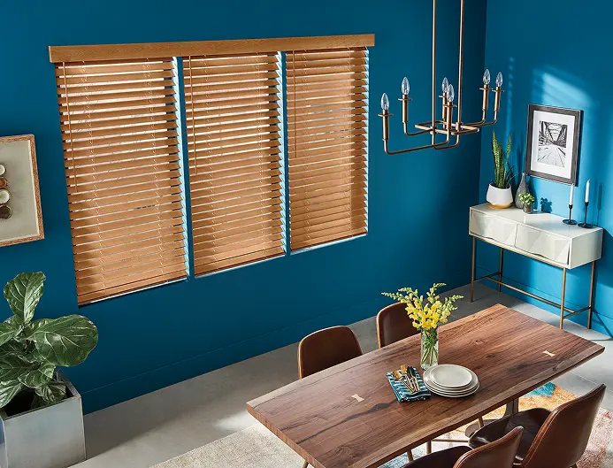luxury faux wood window treatments